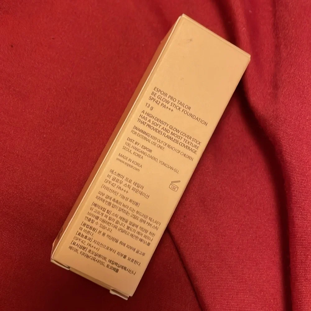 Espoir Pro Tailor Be glow stick foundation spf 42 pa+++